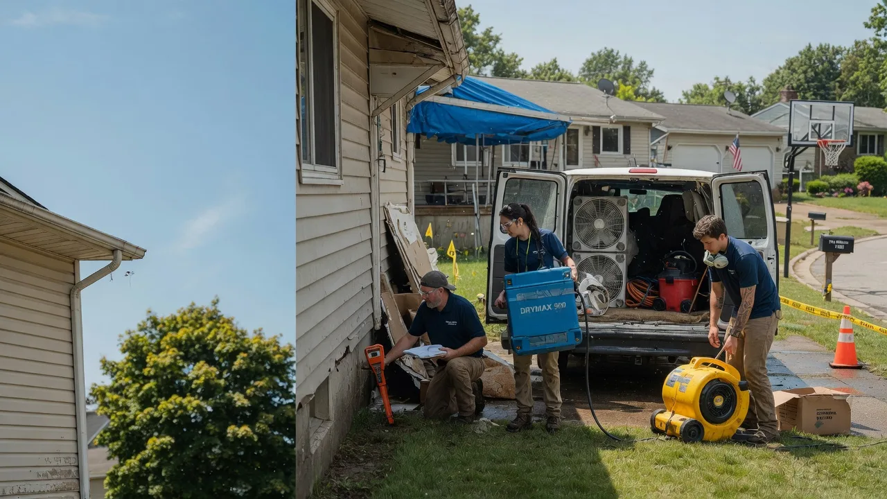 Ceiling Leak Cleanup in Port William, OH near me